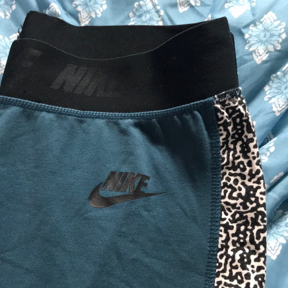 Nike workout pants with ankle straps
